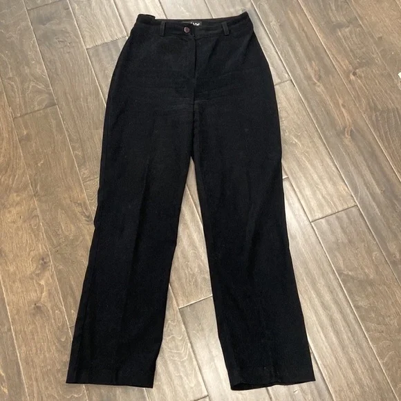 Vintage CASCADE Black Trousers size 38 - Picture 1 of 5